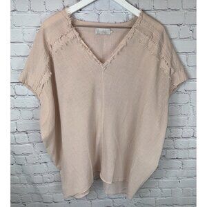 Hatch Plage Kaftan Maternity Dress One Size Neutrals Tunic